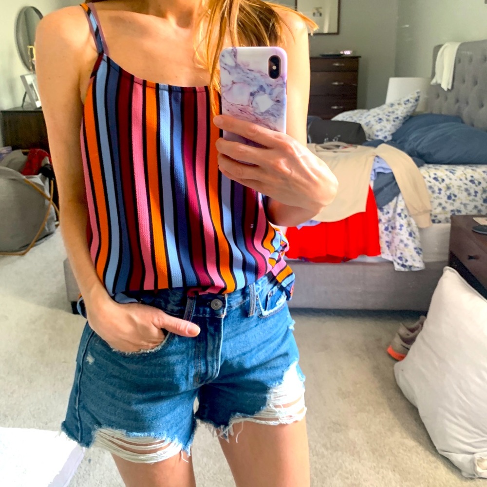 Abbeline striped tank S